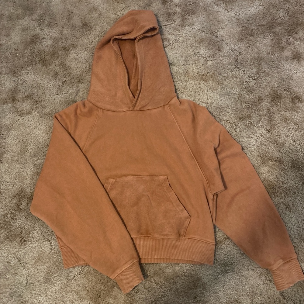 Aerie Women's Tan Hoodie Sweater